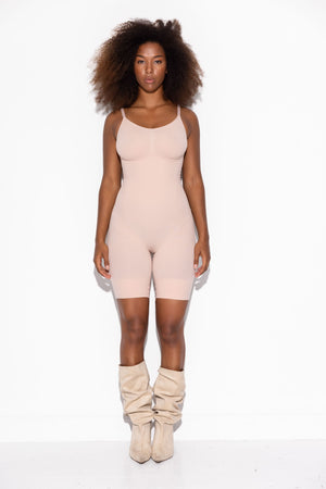 Honey Shaping Bodysuit - Dust Rose (Skjult skridt åbning) (Lev. Februar 2026)