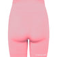 Honest Midwaist Shorts w/Logo - Cream Pink (Lev. Februar 2026)