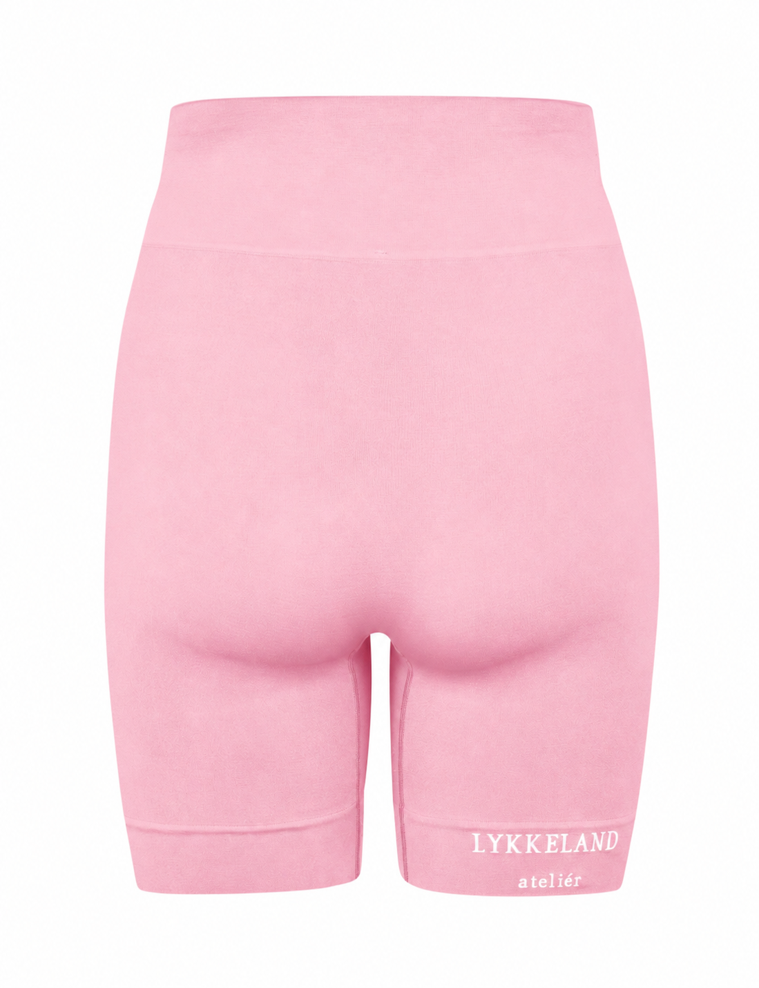 Honest Midwaist Shorts w/Logo Functional Comfort- Cream Pink