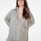 Sleep pyjamas skjorte - dust mint stribe