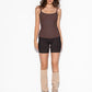 Second Skin Cami Top - Chocolate