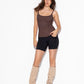 Second Skin Cami Top - Chocolate