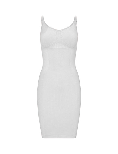 Second Skin Slip Dress - White