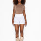 Honest Midwaist Shorts Functional Comfort- White