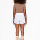 Honest Midwaist Shorts Functional Comfort- White