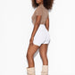 Honest Midwaist Shorts Functional Comfort- White