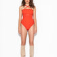 Second Skin High waist thong - Crush Red