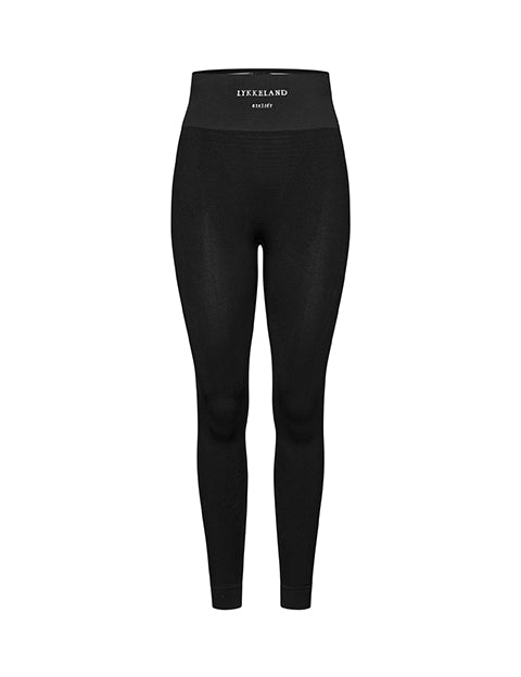 Shilo Scrunch leggings med Logo - Black