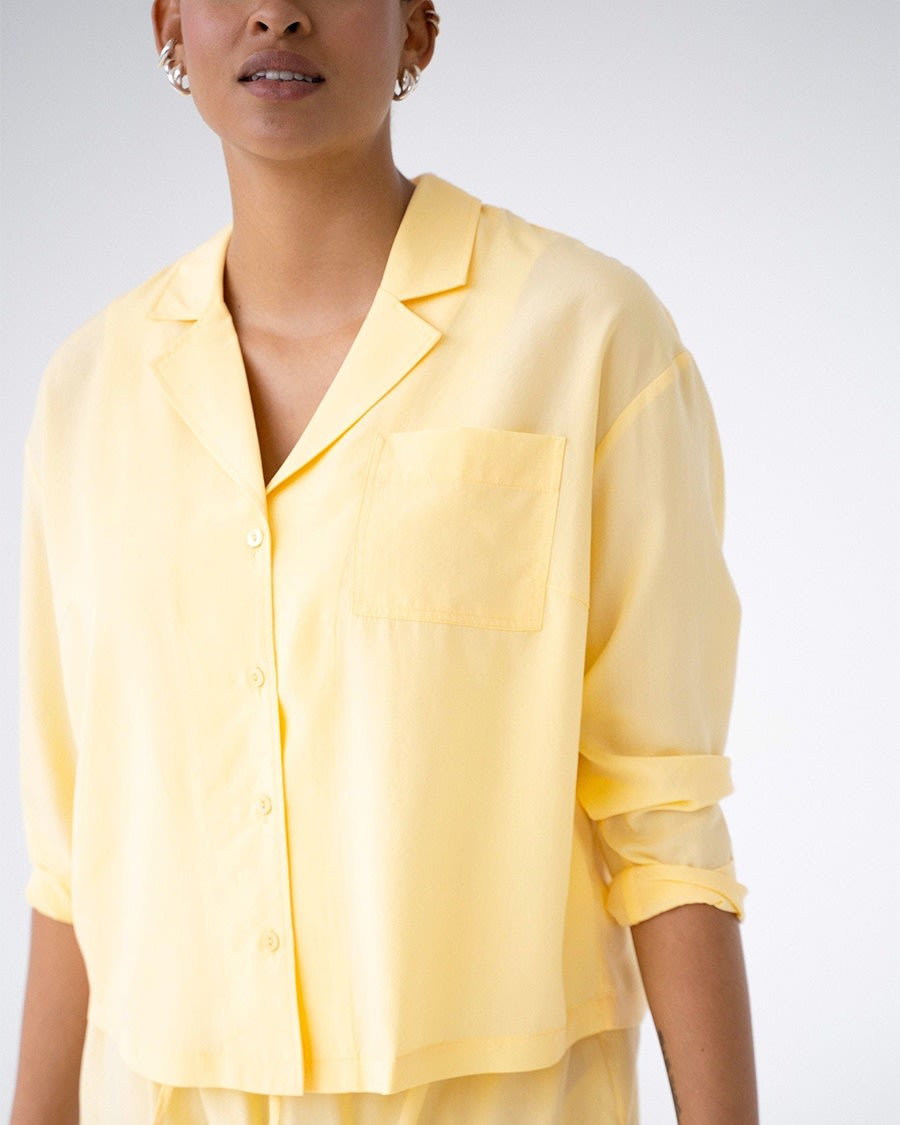 Snuggle pyjamas skjorte - Yellow