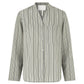 Sleep pyjamas skjorte - dust mint stribe
